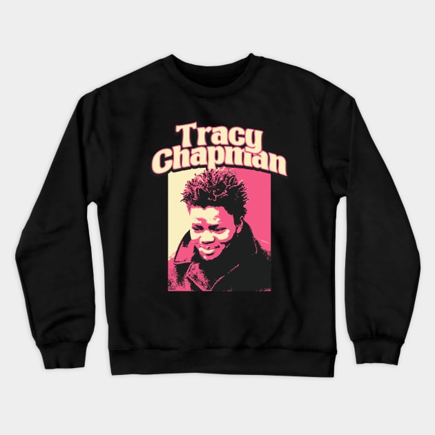 Tracy Chapman Crewneck Sweatshirt by Mandegraph